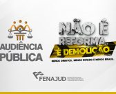 Fenajud conclama categoria para duas atividades em Brasília no dia 14 de outubro
