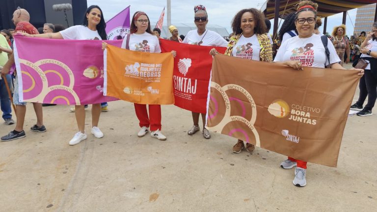Coletivo de Mulheres do Sintaj-BA Bora Juntas participa da 2ª Marcha das Mulheres