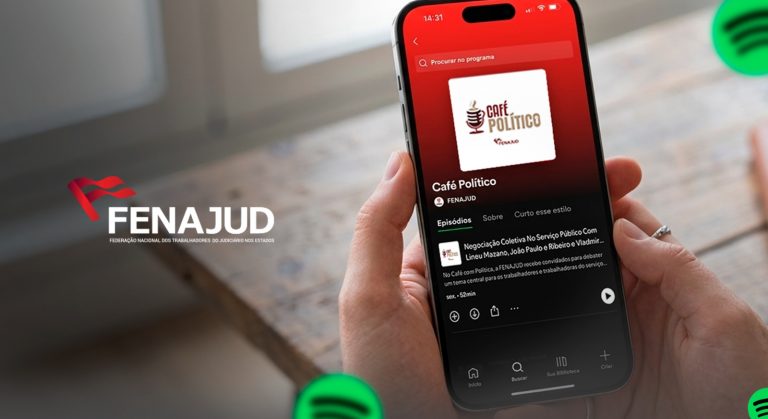 Após inauguração de estúdio próprio, Fenajud lança canal oficial no Spotify