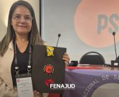 Workshop debate igualdade de gênero e fortalecimento da atuação sindical, com a presença da Fenajud